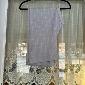 Gray Checkered Pants